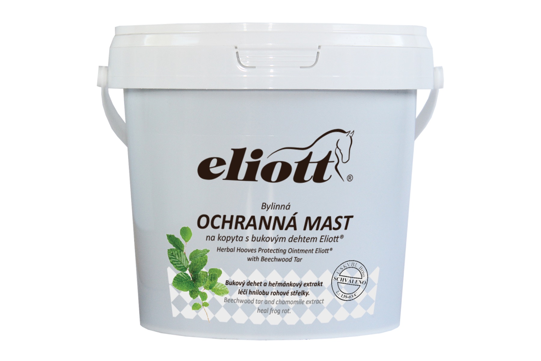 mast na kopyta ELIOTT ochranná bylinná s bukovým dehtem