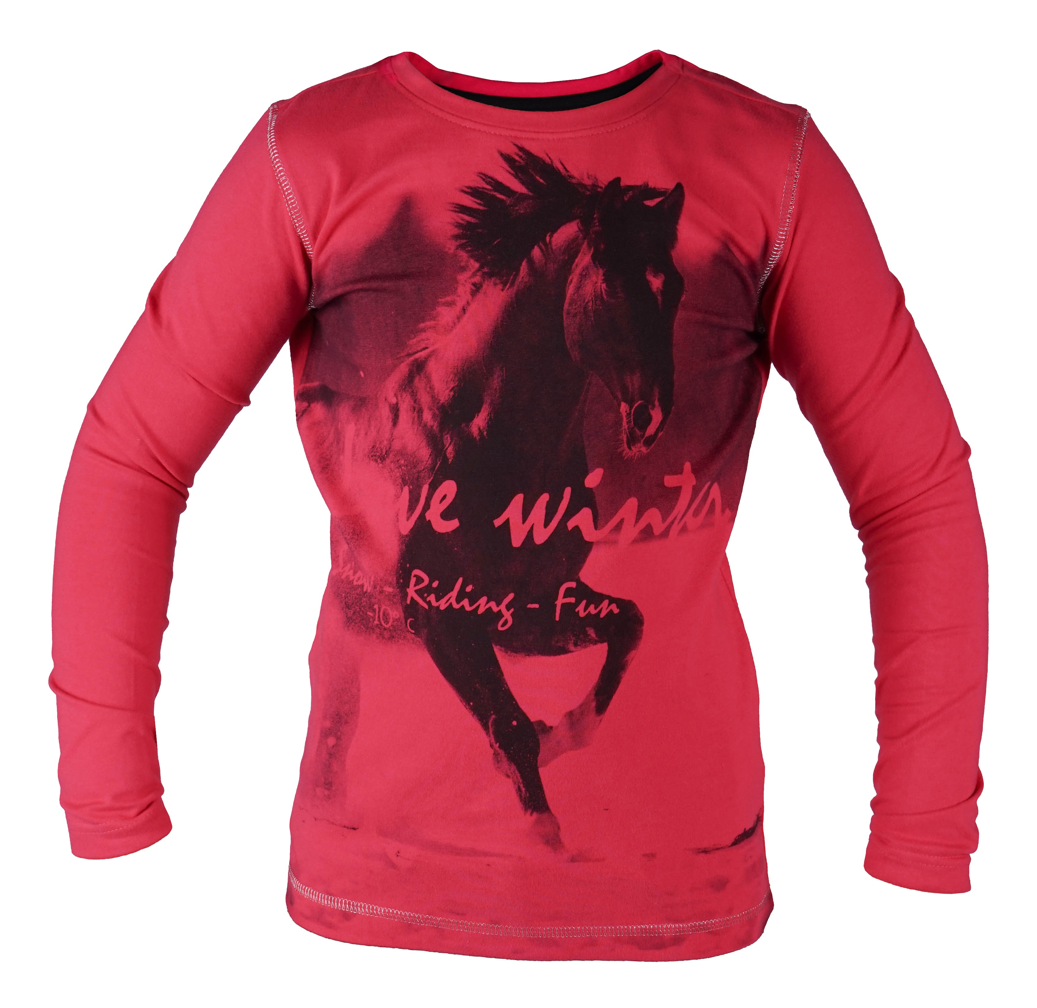 tričko RED HORSE Fame - malinové